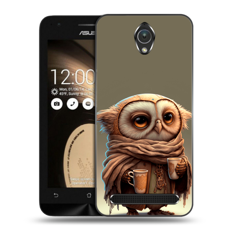 Пластиковый чехол на ASUS ZenFone Go 4.5 с принтом Сова Пластиковый чехол на ASUS ZenFone Go 4.5 с принтом Сова