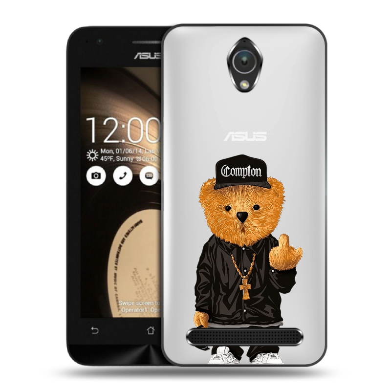 Пластиковый чехол на ASUS ZenFone Go 4.5 с принтом Мишка Пластиковый чехол на ASUS ZenFone Go 4.5 с принтом Мишка