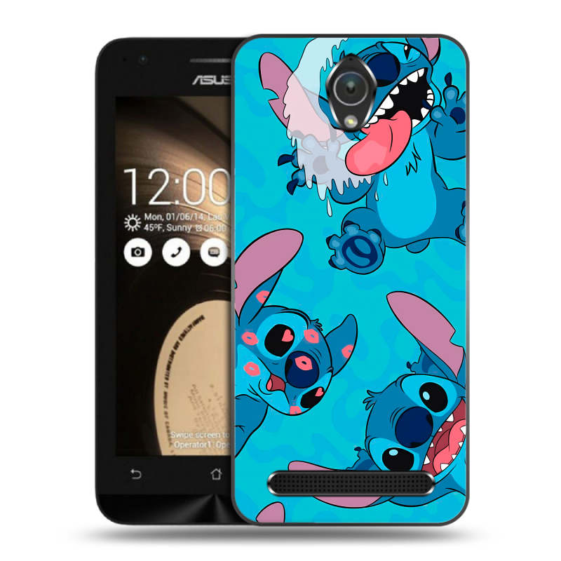 Пластиковый чехол на ASUS ZenFone Go 4.5 с принтом Лило и Стич Пластиковый чехол на ASUS ZenFone Go 4.5 с принтом Лило и Стич