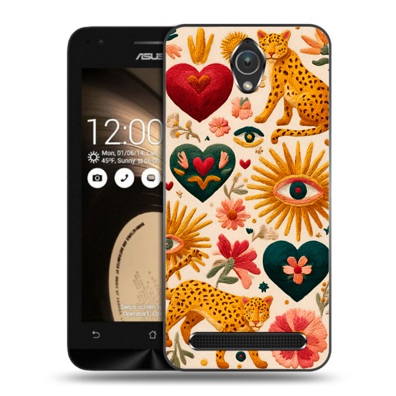 Пластиковый чехол на ASUS ZenFone Go 4.5 с принтом Модный принт Пластиковый чехол на ASUS ZenFone Go 4.5 с принтом Модный принт