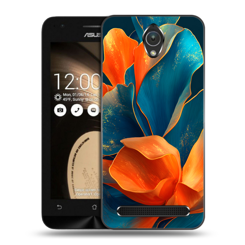 Пластиковый чехол на ASUS ZenFone Go 4.5 с принтом Цветы Пластиковый чехол на ASUS ZenFone Go 4.5 с принтом Цветы