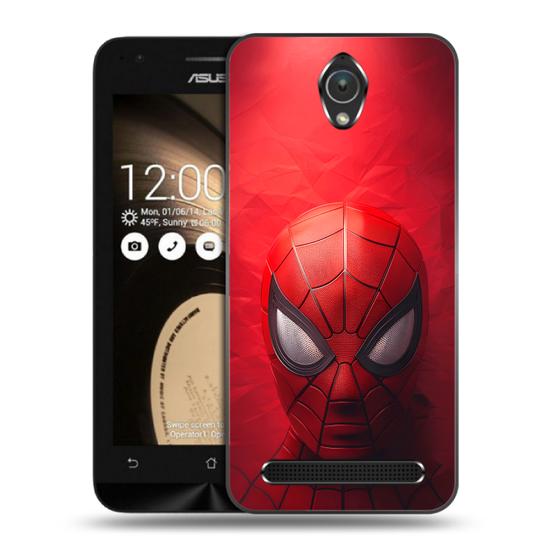 Пластиковый чехол на ASUS ZenFone Go 4.5 с принтом Spiderman Человек паук Пластиковый чехол на ASUS ZenFone Go 4.5 с принтом Spiderman Человек паук