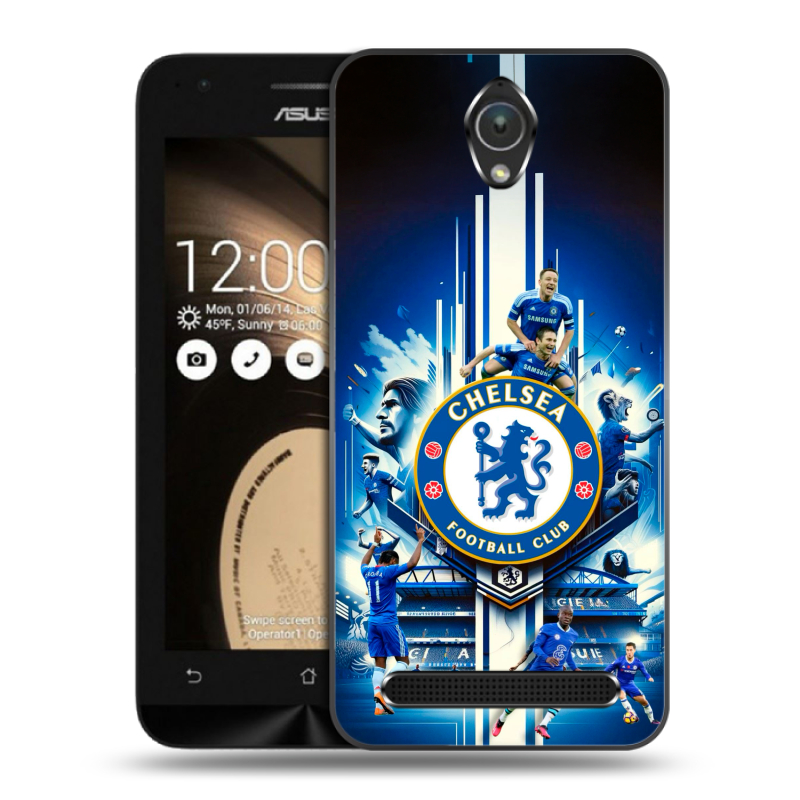 Пластиковый чехол на ASUS ZenFone Go 4.5 с принтом Chelsea Челси Пластиковый чехол на ASUS ZenFone Go 4.5 с принтом Chelsea Челси