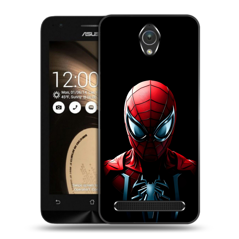 Пластиковый чехол на ASUS ZenFone Go 4.5 с принтом Spiderman Человек паук Пластиковый чехол на ASUS ZenFone Go 4.5 с принтом Spiderman Человек паук