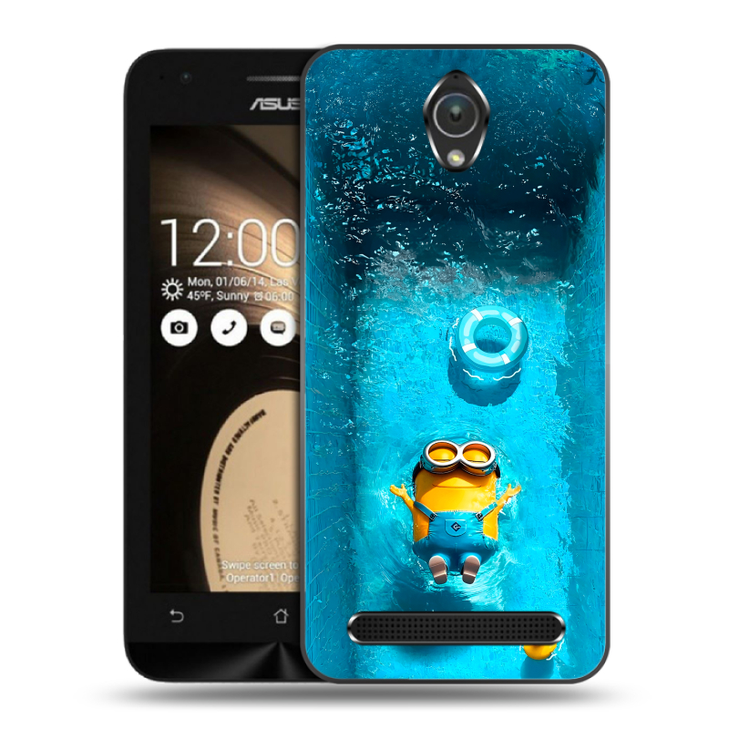 Пластиковый чехол на ASUS ZenFone Go 4.5 с принтом Миньоны Пластиковый чехол на ASUS ZenFone Go 4.5 с принтом Миньоны