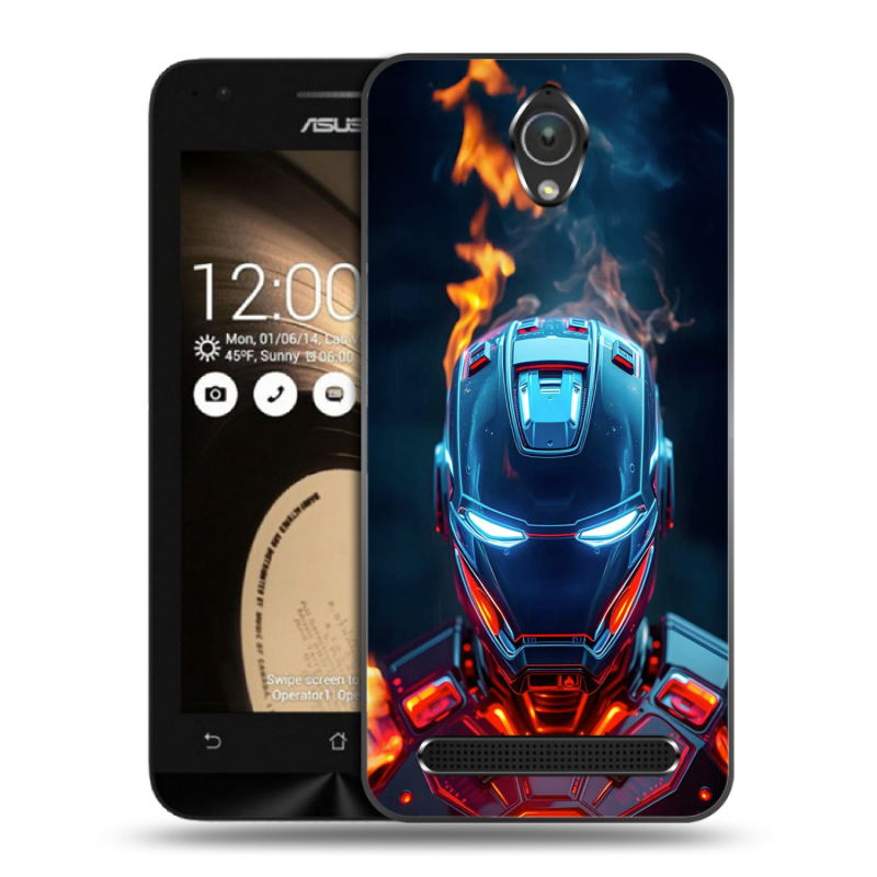 Пластиковый чехол на ASUS ZenFone Go 4.5 с принтом IronMan Железный человек Пластиковый чехол на ASUS ZenFone Go 4.5 с принтом IronMan Железный человек