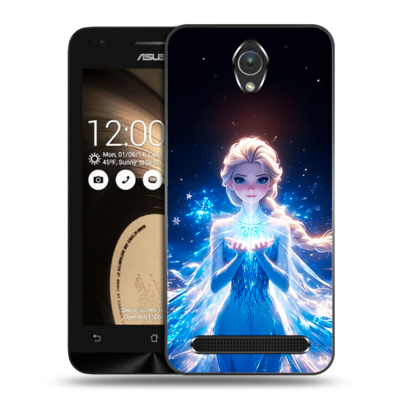 Пластиковый чехол на ASUS ZenFone Go 4.5 с принтом Холодное сердце Frozen Пластиковый чехол на ASUS ZenFone Go 4.5 с принтом Холодное сердце Frozen