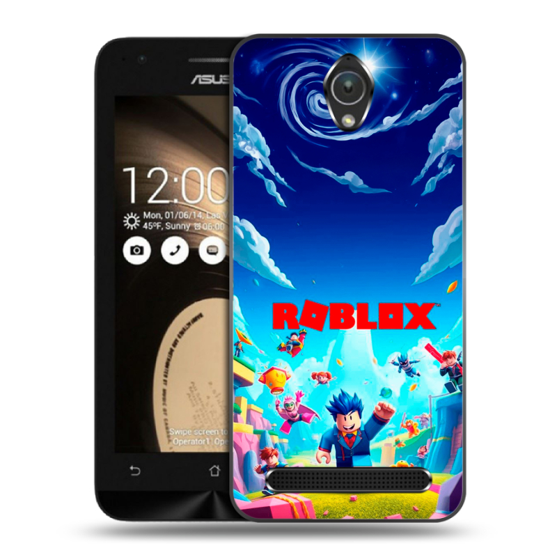 Пластиковый чехол на ASUS ZenFone Go 4.5 с принтом Roblox Роблокс Пластиковый чехол на ASUS ZenFone Go 4.5 с принтом Roblox Роблокс