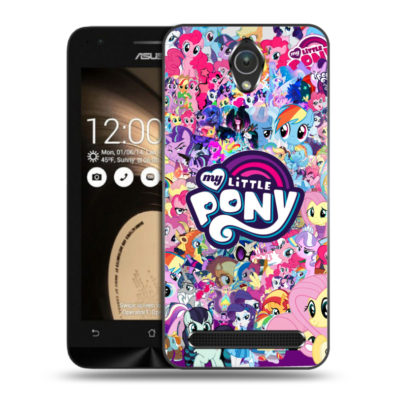 Пластиковый чехол на ASUS ZenFone Go 4.5 с принтом My little pony Дружба чудо Пластиковый чехол на ASUS ZenFone Go 4.5 с принтом My little pony Дружба чудо