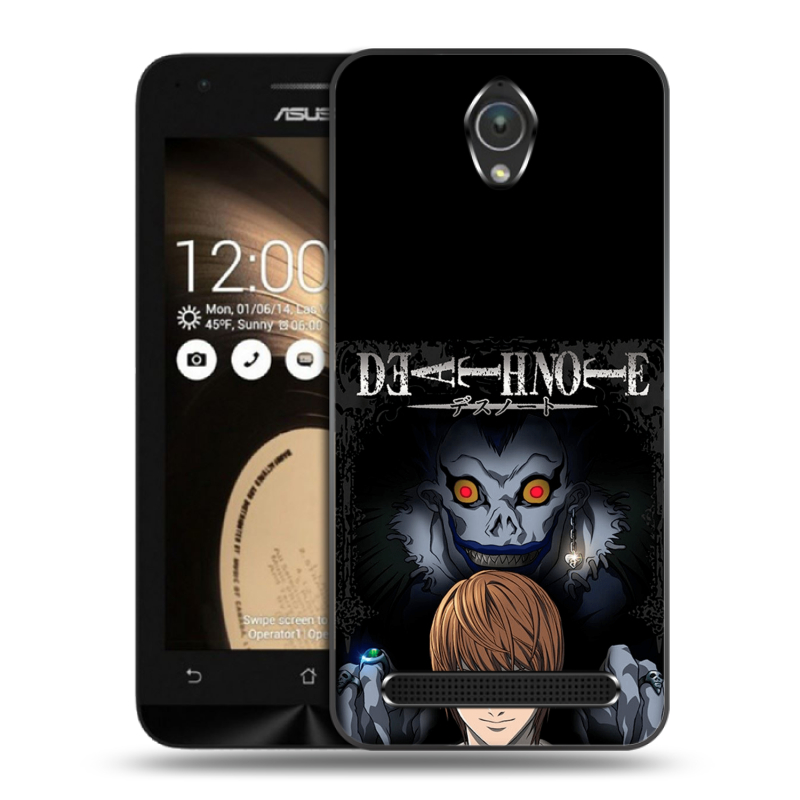 Пластиковый чехол на ASUS ZenFone Go 4.5 с принтом Death note Тетрадь смерти Пластиковый чехол на ASUS ZenFone Go 4.5 с принтом Death note Тетрадь смерти