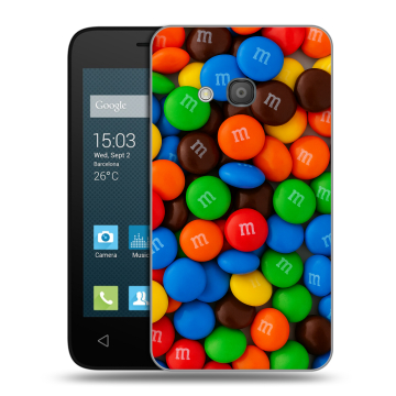 Пластиковый чехол на Alcatel One Touch Pixi 4 (4) с принтом Конфеты Пластиковый чехол на Alcatel One Touch Pixi 4 (4) с принтом Конфеты