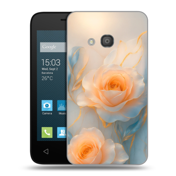 Пластиковый чехол на Alcatel One Touch Pixi 4 (4) с принтом Женский Пластиковый чехол на Alcatel One Touch Pixi 4 (4) с принтом Женский