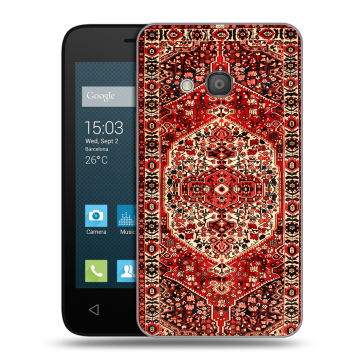 Пластиковый чехол на Alcatel One Touch Pixi 4 (4) с принтом Ковер