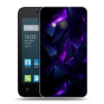 Пластиковый чехол на Alcatel One Touch Pixi 4 (4) с принтом Абстракиция