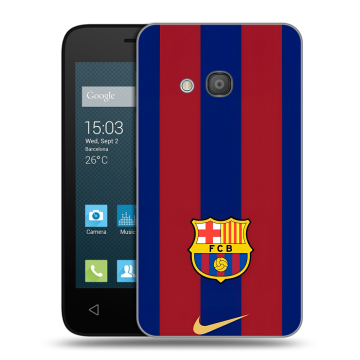 Пластиковый чехол на Alcatel One Touch Pixi 4 (4) с принтом Барселона Barcelona
