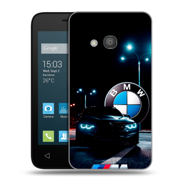 Пластиковый чехол на Alcatel One Touch Pixi 4 (4) с принтом БМВ BMW Пластиковый чехол на Alcatel One Touch Pixi 4 (4) с принтом БМВ BMW