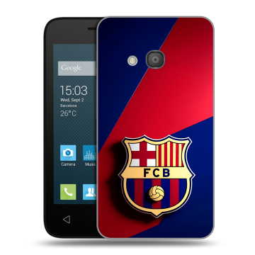 Пластиковый чехол на Alcatel One Touch Pixi 4 (4) с принтом Барселона Barcelona