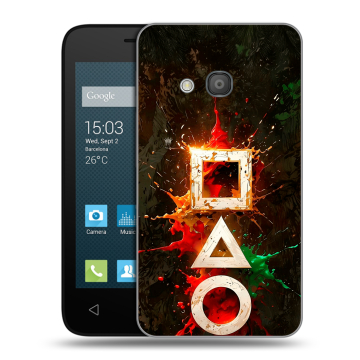Пластиковый чехол на Alcatel One Touch Pixi 4 (4) с принтом Squid Game Игра кальмара Пластиковый чехол на Alcatel One Touch Pixi 4 (4) с принтом Squid Game Игра кальмара