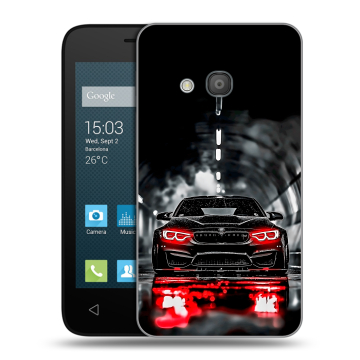 Пластиковый чехол на Alcatel One Touch Pixi 4 (4) с принтом BMW БМВ Пластиковый чехол на Alcatel One Touch Pixi 4 (4) с принтом BMW БМВ