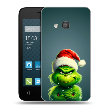 Пластиковый чехол на Alcatel One Touch Pixi 4 (4) с принтом Новый год Пластиковый чехол на Alcatel One Touch Pixi 4 (4) с принтом Новый год