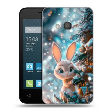 Пластиковый чехол на Alcatel One Touch Pixi 4 (4) с принтом Новый год Пластиковый чехол на Alcatel One Touch Pixi 4 (4) с принтом Новый год