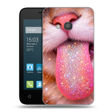 Пластиковый чехол на Alcatel One Touch Pixi 4 (4) с принтом для девочек Пластиковый чехол на Alcatel One Touch Pixi 4 (4) с принтом для девочек