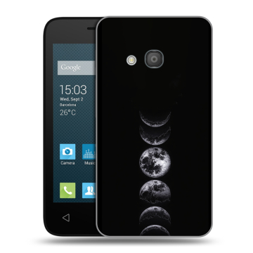Пластиковый чехол на Alcatel One Touch Pixi 4 (4) с принтом женский