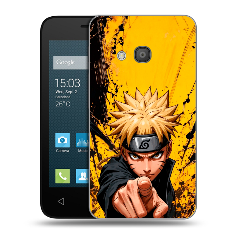 Пластиковый чехол на Alcatel One Touch Pixi 4 (4) с принтом Naruto Наруто Пластиковый чехол на Alcatel One Touch Pixi 4 (4) с принтом Naruto Наруто