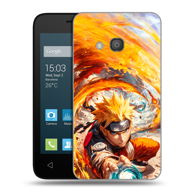 Пластиковый чехол на Alcatel One Touch Pixi 4 (4) с принтом Аниме Наруто Naruto Пластиковый чехол на Alcatel One Touch Pixi 4 (4) с принтом Аниме Наруто Naruto