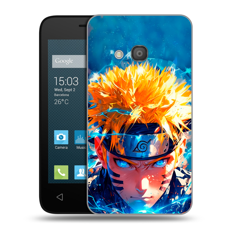 Пластиковый чехол на Alcatel One Touch Pixi 4 (4) с принтом Аниме Наруто Naruto Пластиковый чехол на Alcatel One Touch Pixi 4 (4) с принтом Аниме Наруто Naruto