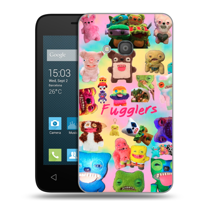 Пластиковый чехол на Alcatel One Touch Pixi 4 (4) с принтом Флагер Fuggler Пластиковый чехол на Alcatel One Touch Pixi 4 (4) с принтом Флагер Fuggler