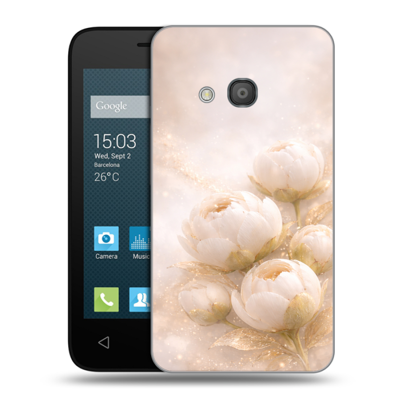 Пластиковый чехол на Alcatel One Touch Pixi 4 (4) с принтом женский Пластиковый чехол на Alcatel One Touch Pixi 4 (4) с принтом женский