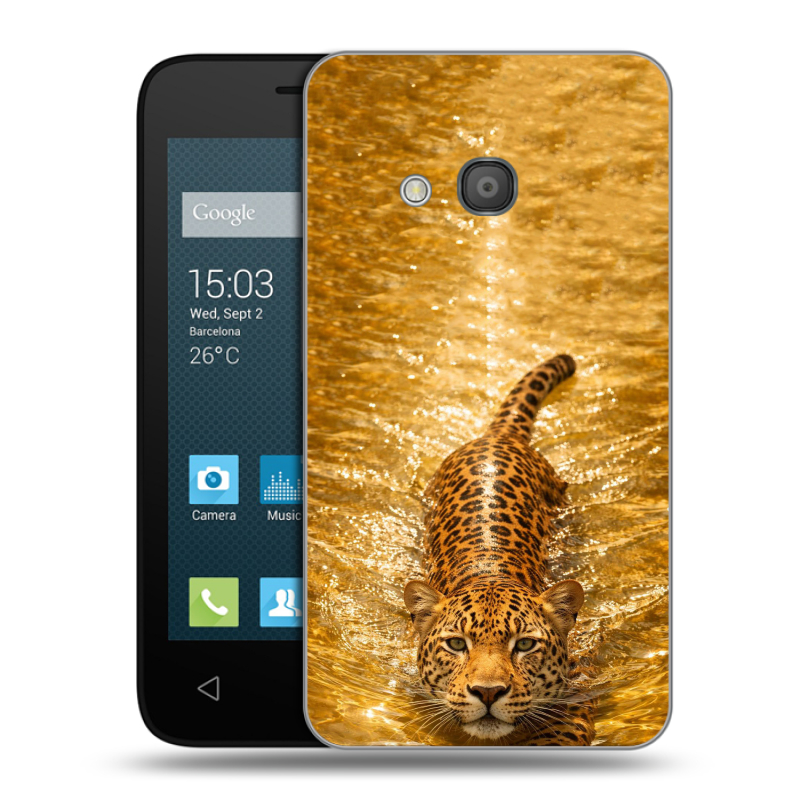Пластиковый чехол на Alcatel One Touch Pixi 4 (4) с принтом женский Пластиковый чехол на Alcatel One Touch Pixi 4 (4) с принтом женский