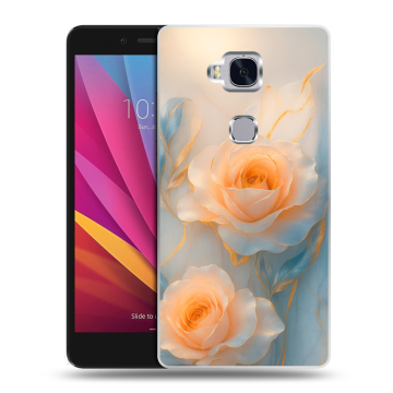 Силиконовый чехол на Huawei Honor 5X с принтом Женский