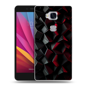 Силиконовый чехол на Huawei Honor 5X с принтом Абстракция