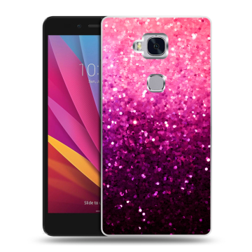 Силиконовый чехол на Huawei Honor 5X с принтом Блестки