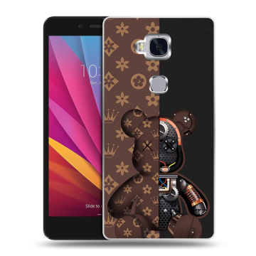 Силиконовый чехол на Huawei Honor 5X с принтом Луи робот