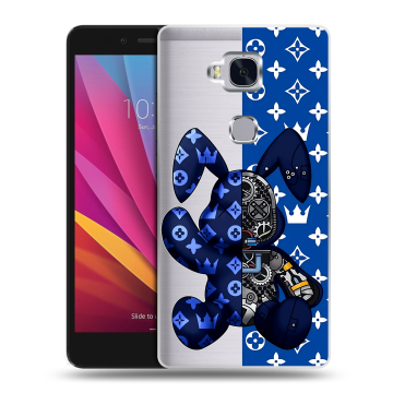 Силиконовый чехол на Huawei Honor 5X с принтом Луи робот