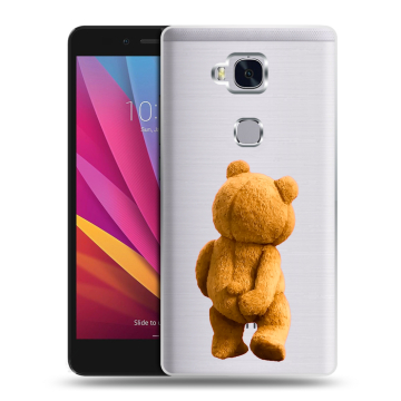 Силиконовый чехол на Huawei Honor 5X с принтом Медведь