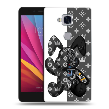 Силиконовый чехол на Huawei Honor 5X с принтом Луи робот