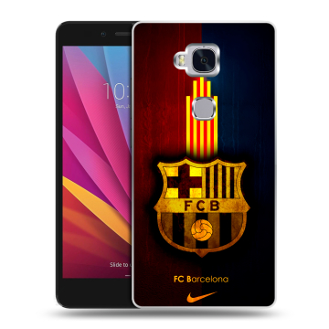 Силиконовый чехол на Huawei Honor 5X с принтом Барселона Barcelona