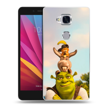Силиконовый чехол на Huawei Honor 5X с принтом Шрек Shrek