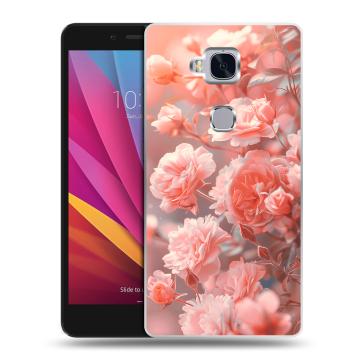 Силиконовый чехол на Huawei Honor 5X с принтом Розы цветы