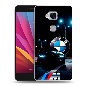 Силиконовый чехол на Huawei Honor 5X с принтом БМВ BMW