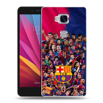 Силиконовый чехол на Huawei Honor 5X с принтом Барселона Barcelona