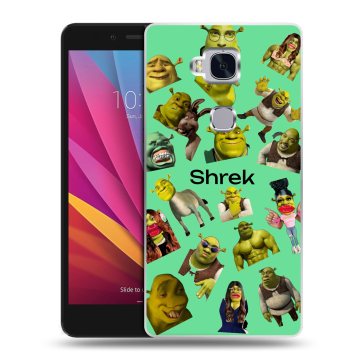 Силиконовый чехол на Huawei Honor 5X с принтом Шрек Shrek