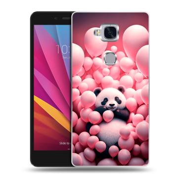 Силиконовый чехол на Huawei Honor 5X с принтом Панда