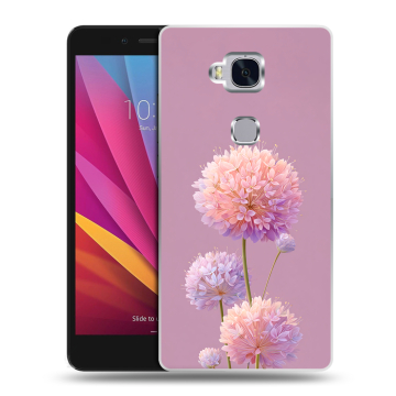 Силиконовый чехол на Huawei Honor 5X с принтом Цветы