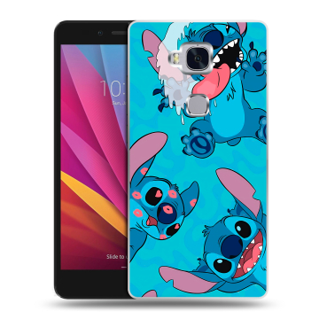 Силиконовый чехол на Huawei Honor 5X с принтом Лило и Стич