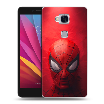Силиконовый чехол на Huawei Honor 5X с принтом Spiderman Человек паук